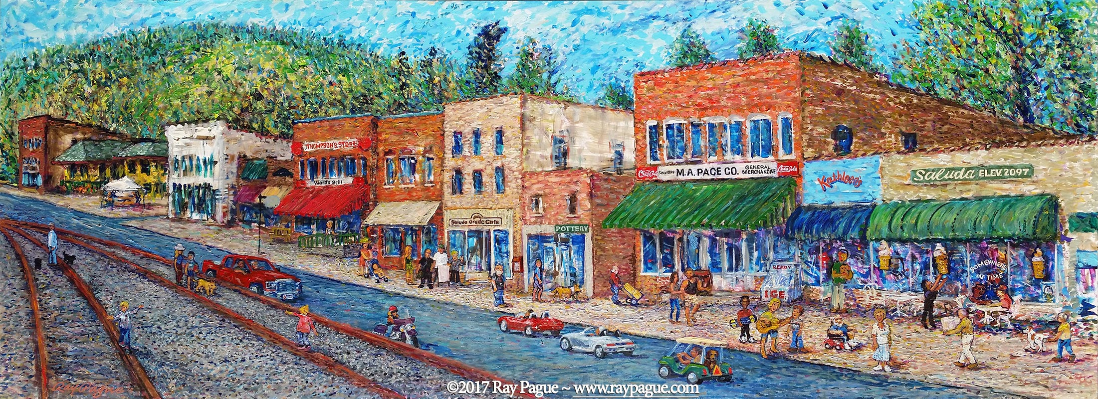 Saluda, North Carolina - Ray Pague, Artist