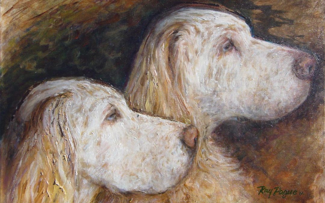 Portrait of Two English Setters